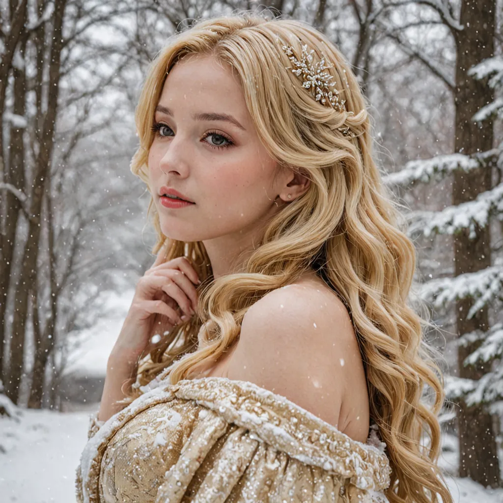 うっすら微笑む女神